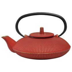 VEGA Teekanne Ming; 750 ml, 17.5x8.5 cm (ØxH); rot/gold; rund