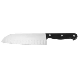 PULSIVA Santokumesser POM; Klingenlänge 18 cm, 32 cm (L); schwarz