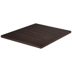 VEGA Indoor-Tischplatte Maliana quadratisch; 80x80 cm (LxB); eiche/wenge; quadratisch