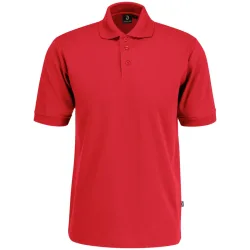JOBELINE Herren Poloshirt Fly Kurzarm; Kleidergrösse 4XL; rot