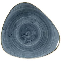 Churchill Teller flach Stonecast Blueberry dreieckig; 28.5x26.5 cm (LxB); blau/braun; dreieckig; 12 Stück / Pack