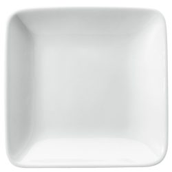 VEGA Platte Damaskus quadratisch; 17x17x2.6 cm (LxBxH); weiss; quadratisch; 6 Stück / Pack