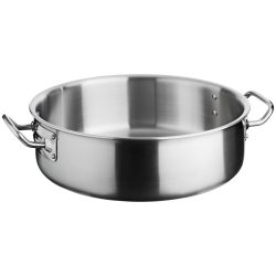 VEGA Bratentopf Livonia; 5000 ml, 28x9 cm (ØxH); silber; rund