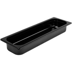 VEGA GN-Behälter Melamin 2/4; GN 2/4, 53x16.2x6.5 cm (LxBxT); schwarz