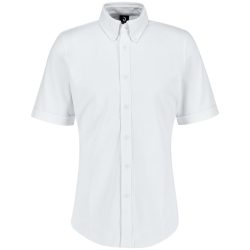 JOBELINE Herren Hemd Piqué Kurzarm; Kleidergrösse S; weiss