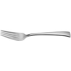 VEGA Menügabel Controverse; 20.4 cm (L); silber, Griff silber; 12 Stück / Pack