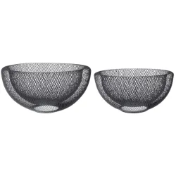 VEGA Korb-Set Indianola; 29.5x15 cm (ØxH); schwarz