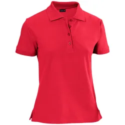 JOBELINE Damen Poloshirt Cato Kurzarm; Kleidergrösse S; rot