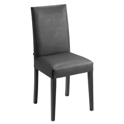 VEGA Polsterstuhl Elegance; 46.5x51x95.5 cm (BxTxH); Sitz anthrazit, Gestell wenge; 2 Stück / Pack