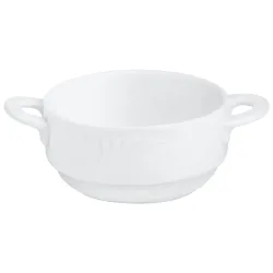 PULSIVA Suppentasse Swing 2.0; 220 ml, 10x5 cm (ØxH); weiss; rund; 6 Stück / Pack