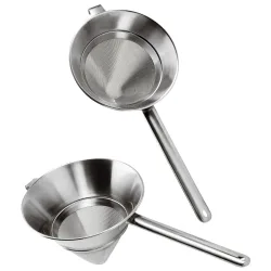 Weis Gazesieb Annato; 24 cm (Ø); silber; kegelförmig