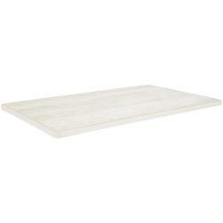 PULSIVA Tischplatte Sevelit rechteckig; 115x70 cm (LxB); pinie/weiss; rechteckig