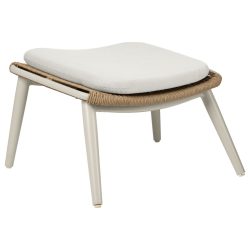 VEGA Fusshocker Ondaro; 76x64x42 cm (BxTxH); Sitz beige, Gestell beige