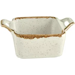 VEGA Schälchen Sidina quadratisch mit Henkel; 80 ml, 7x7x3.5 cm (LxBxH); beige; quadratisch; 6 Stück / Pack
