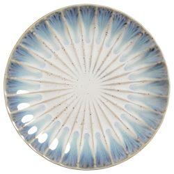 VEGA Teller flach Flora; 20.5x2.7 cm (ØxH); blau/beige; rund; 4 Stück / Pack