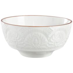 PULSIVA Schale Indie; 580 ml, 15x7.5 cm (ØxH); weiss; 4 Stück / Pack
