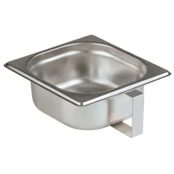 PULSIVA GN-Einschub 1/6 Torno; GN 1/6, 17.6x16.2x6.5 cm (LxBxT); silber; 2 Stück / Pack