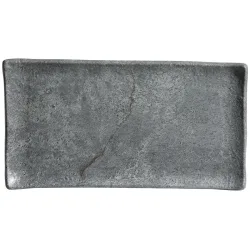 VEGA Platte Clawson mit Rand; GN 1/3, 32.5x17.6x2 cm (LxBxH); grau; rechteckig; 6 Stück / Pack