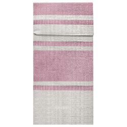 Ro.ial Bestecktasche Auris Airlaid; 40x40 cm (BxL); taupe/bordeaux; 25 Stück / Pack