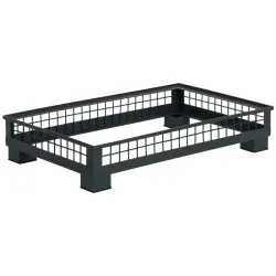 VEGA Grundbox Portland flach GN 1/1; 55.4x35.2x11 cm (LxBxH); anthrazit; rechteckig