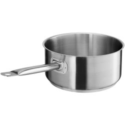 VEGA Stielkasserolle Professional ohne Deckel; 5000 ml, 24x12 cm (ØxH); silber; rund