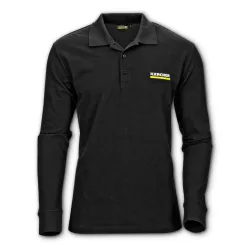 Kärcher - Poloshirt Herren langarm schwarz, Gr. L