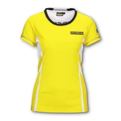Kärcher - Sport-Funktionsshirt Damen, Gr. M, gelb/weiß