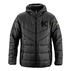 Kärcher - Wattierte Kapuzenjacke schwarz K-LINE unisex Größe L