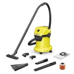 Kärcher WD 3 V-17/6/20 Car Nass- und Trockensauger – Nass und Trockensauger – schwarz / gelb