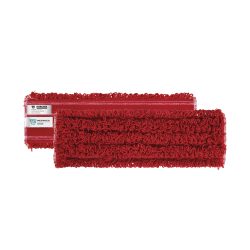 Kärcher - Premium MF Mopp Schlaufen rot Klettsystem 40 cm