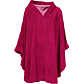 Erwin Müller Velours Unisex-Poncho lang mit Kapuze
