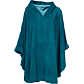 Erwin Müller Velours Unisex-Poncho kurz mit Kapuze