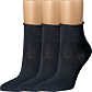 Riese Damen-Kurzsocken 3 Paar mit Rollbündchen