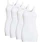 Conta Feinripp Damen-Unterhemd im 4er-Pack