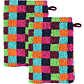 Cawö Walk-Frottier Waschhandschuh Lifestyle Karo im 2er-Pack