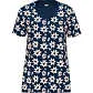 Ammann Mix & Match Single-Jersey Damen-T-Shirt Blumen