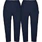 REDBEST Single-Jersey Damen-Capri-Leggings im 2er-Pack