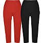 REDBEST Single-Jersey Damen-Capri-Leggings im 2er-Pack