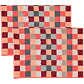 Cawö Walk-Frottier Jacquard Gästetuch Unique Karo im 2er-Pack