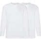 Fruit of the Loom Langarmshirt Packung, 2 Stk. aus reiner Baumwolle, 2-er Pack