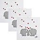 Kracht Frottier-Geschirrtuch Ottifant im 3er-Pack