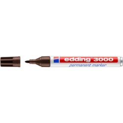 EDDING Permanent Marker 3000 1,5-3mm 3000-18 dunkelbraun
