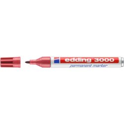 EDDING Permanent Marker 3000 1,5-3mm 3000-19 karmin