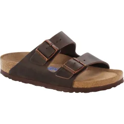 Birkenstock, Birkenstock Arizona Soft Leather Oiled Sandale