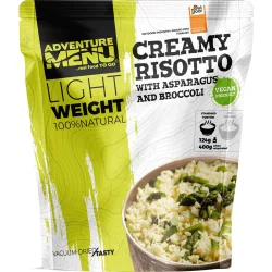 Adventure Menu Creme-Risotto mit Spargel und Brokkoli