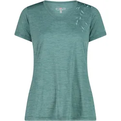 CMP Damen Melange Print T-Shirt