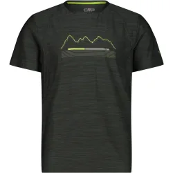 CMP Herren Melange Print T-Shirt