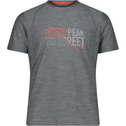 CMP Herren Melange Print T-Shirt