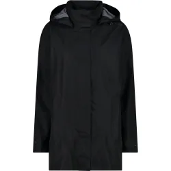 CMP Damen Rain Hoodie Button Jacke