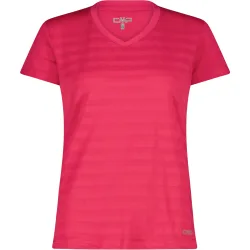 CMP Damen Striped Mesh T-Shirt